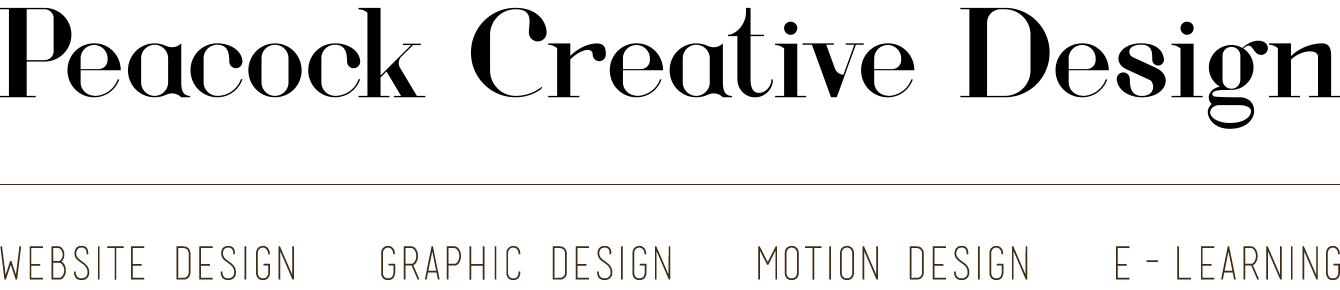Peacock Creative Design - Graphics | Websites | Animation | ELearning